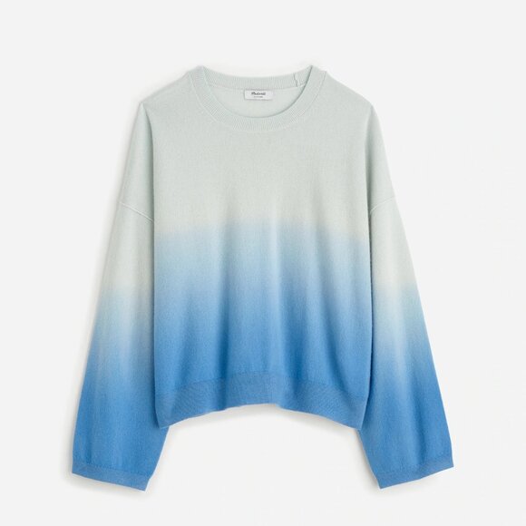 Madewell Cashmere Boxy Sweater Size Medium - Picture 4 of 13